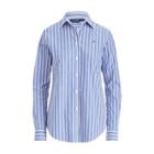 Ralph Lauren Monogram Striped Shirt Blue Multi Sp