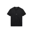 Ralph Lauren Cotton Jersey Henley Shirt Polo Black