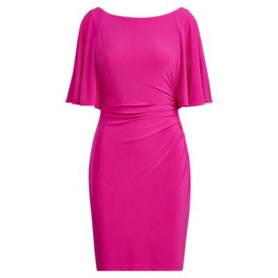 Ralph Lauren Stretch Jersey Dress Paradise Pink