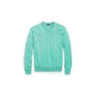 Ralph Lauren Cotton V-neck Sweater Diver Green