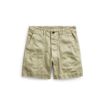 Ralph Lauren Cotton Utility Short Olive