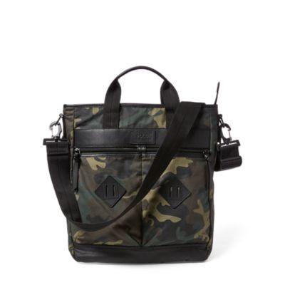 Ralph Lauren Cotton Canvas Tote Olive Camo