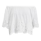 Polo Ralph Lauren Cotton Off-the-shoulder Top Pure White