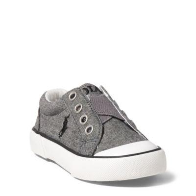 Ralph Lauren Greggner Chambray Ez Sneaker Grey Chambray