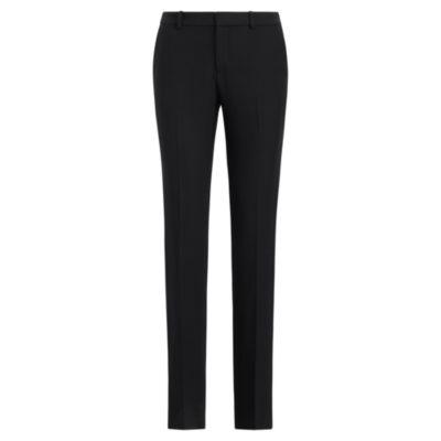Ralph Lauren Sydney Wool-silk Tuxedo Pant Black