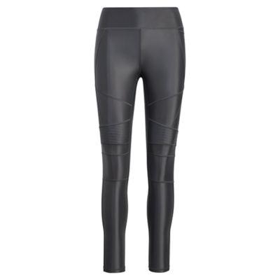 Ralph Lauren High-gloss Moto Legging Gunemtal