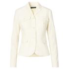 Ralph Lauren Lauren Herringbone Safari Jacket Herbal Milk