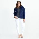 Ralph Lauren Cropped Cotton Jacket Navy