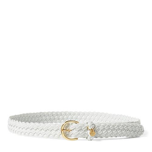 Ralph Lauren Lauren Braided Nylon Belt White