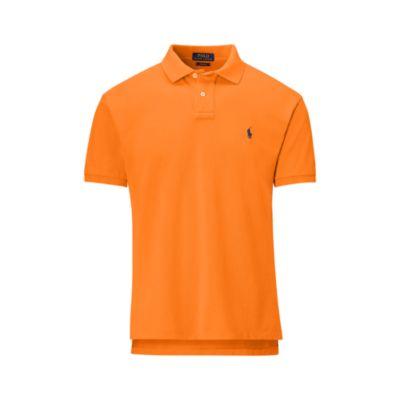 Ralph Lauren Classic Fit Mesh Polo Shirt May Orange 2xl Tall