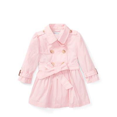 Ralph Lauren Trench Coat Hint Of Pink 6m