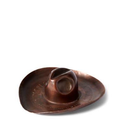 Ralph Lauren Cowboy Hat Copper Tray Copper