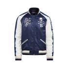Ralph Lauren Sateen Souvenir Jacket Cls Chairman Navy/cream