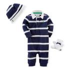 Ralph Lauren Cotton Rugby Gift Box Set French Navy Multi 12m