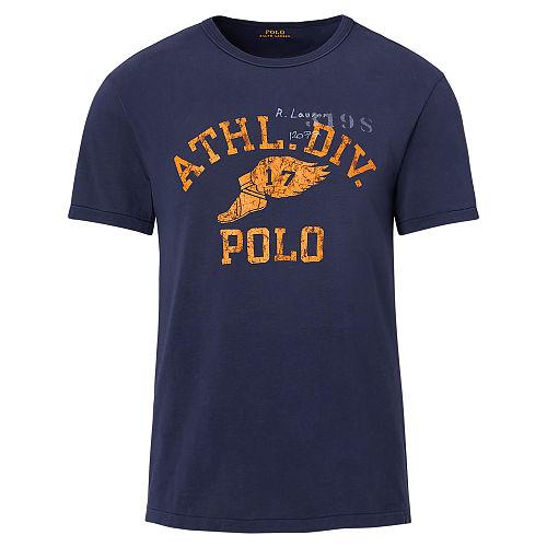 Polo Ralph Lauren Custom Fit Cotton T-shirt Spring Navy
