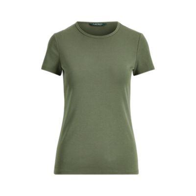 Ralph Lauren Stretch Cotton T-shirt Admiral Green