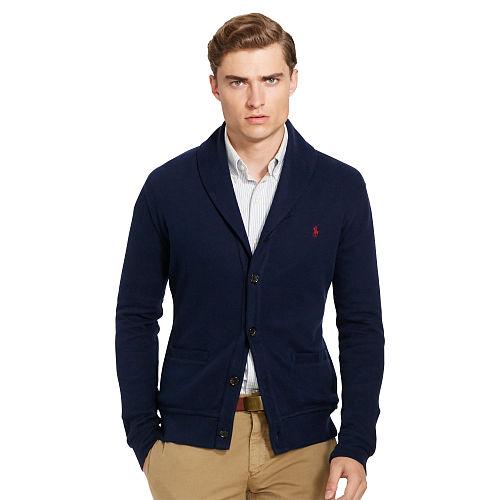 Polo Ralph Lauren Estate-rib Cotton Cardigan Cruise Navy
