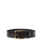 Ralph Lauren Mary Leather Belt Dark Brown
