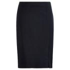 Ralph Lauren Lauren Side-slit Pencil Skirt Black
