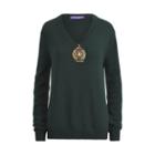 Ralph Lauren Crest Cashmere Sweater Regent Green
