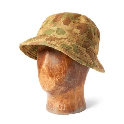Ralph Lauren Camo Herringbone Deck Hat Green/brown