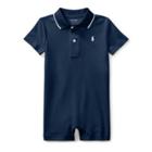 Ralph Lauren Cotton Interlock Polo Shortall Summer Navy 9m