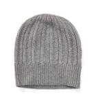 Ralph Lauren Wool-cashmere Herringbone Hat Grey Heather