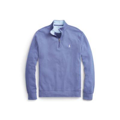Ralph Lauren Luxury Jersey Pullover Haven Blue