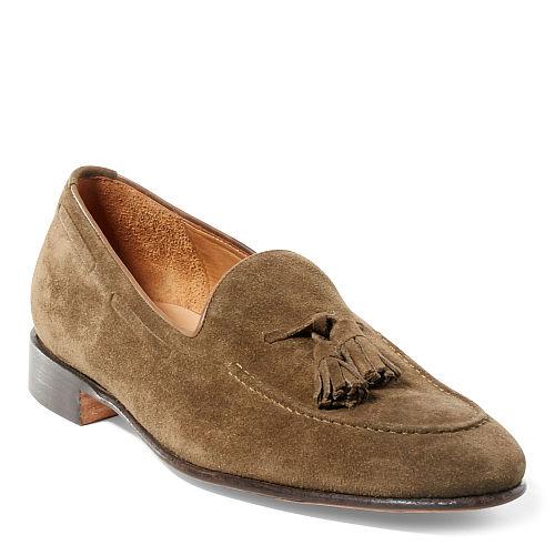 Ralph Lauren Chessington Calfskin Loafer Tan