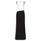 Ralph Lauren Lauren Color-blocked Gown Black/lauren White