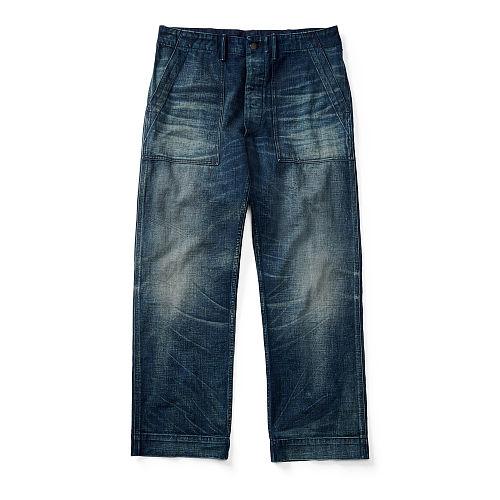 Ralph Lauren Rrl Selvedge Utility Jean Levittown Wash