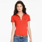 Ralph Lauren Women's Polo Shirt Basketball Orange