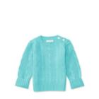 Ralph Lauren Cable-knit Cashmere Sweater Vacation Blue 6m