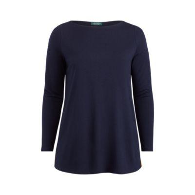 Ralph Lauren Boatneck Tunic Top Rl Navy