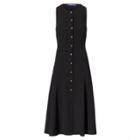 Ralph Lauren Elora Wool Fit-and-flare Dress Black