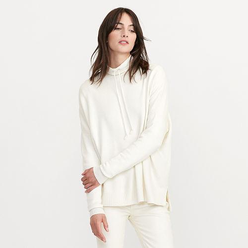 Ralph Lauren Lauren Wool-blend Funnelneck Sweater Antique Ivory