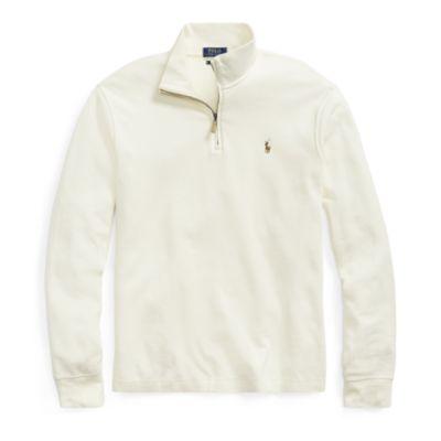 Ralph Lauren Estate Rib Half-zip Pullover Olympia Cream 1x Big