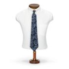 Ralph Lauren Rrl Handmade Silk Brocade Tie Navy Blue