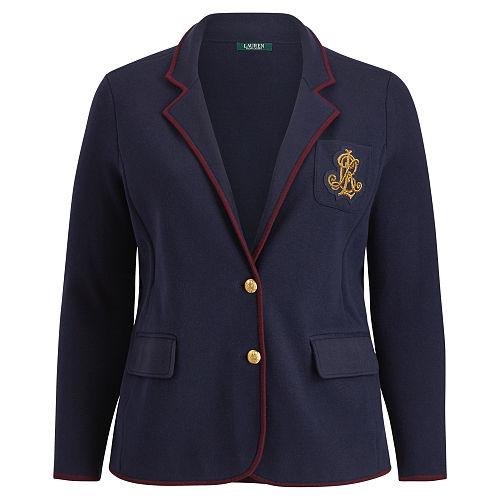 Ralph Lauren Lauren Woman Bullion-crest Sweater Blazer