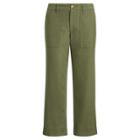 Ralph Lauren Straight Stretch Cotton Pant Admiral Green