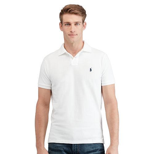 Polo Ralph Lauren Custom-fit Mesh Polo Shirt White