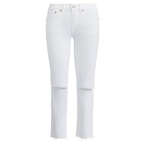Polo Ralph Lauren Slim Cropped Jean White