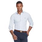 Polo Ralph Lauren Slim Tattersall Poplin Shirt White/blue Multi