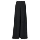 Ralph Lauren Charmain Silk Wide-leg Pant Black