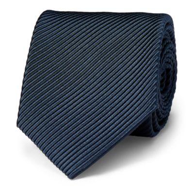 Ralph Lauren Silk Ottoman Tie Navy