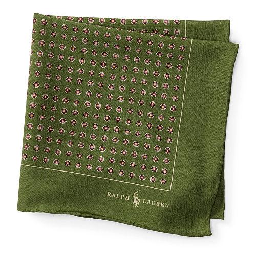 Polo Ralph Lauren Neat Wool Pocket Square