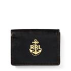 Ralph Lauren Tumbled Leather Card Wallet Black