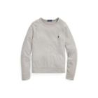 Ralph Lauren Cotton Spa Terry Sweatshirt Perfect Grey