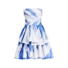 Ralph Lauren Fancisco Painted Cotton Dress Optic White Royal