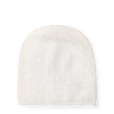 Ralph Lauren Knit Cashmere Cap Collection Cream